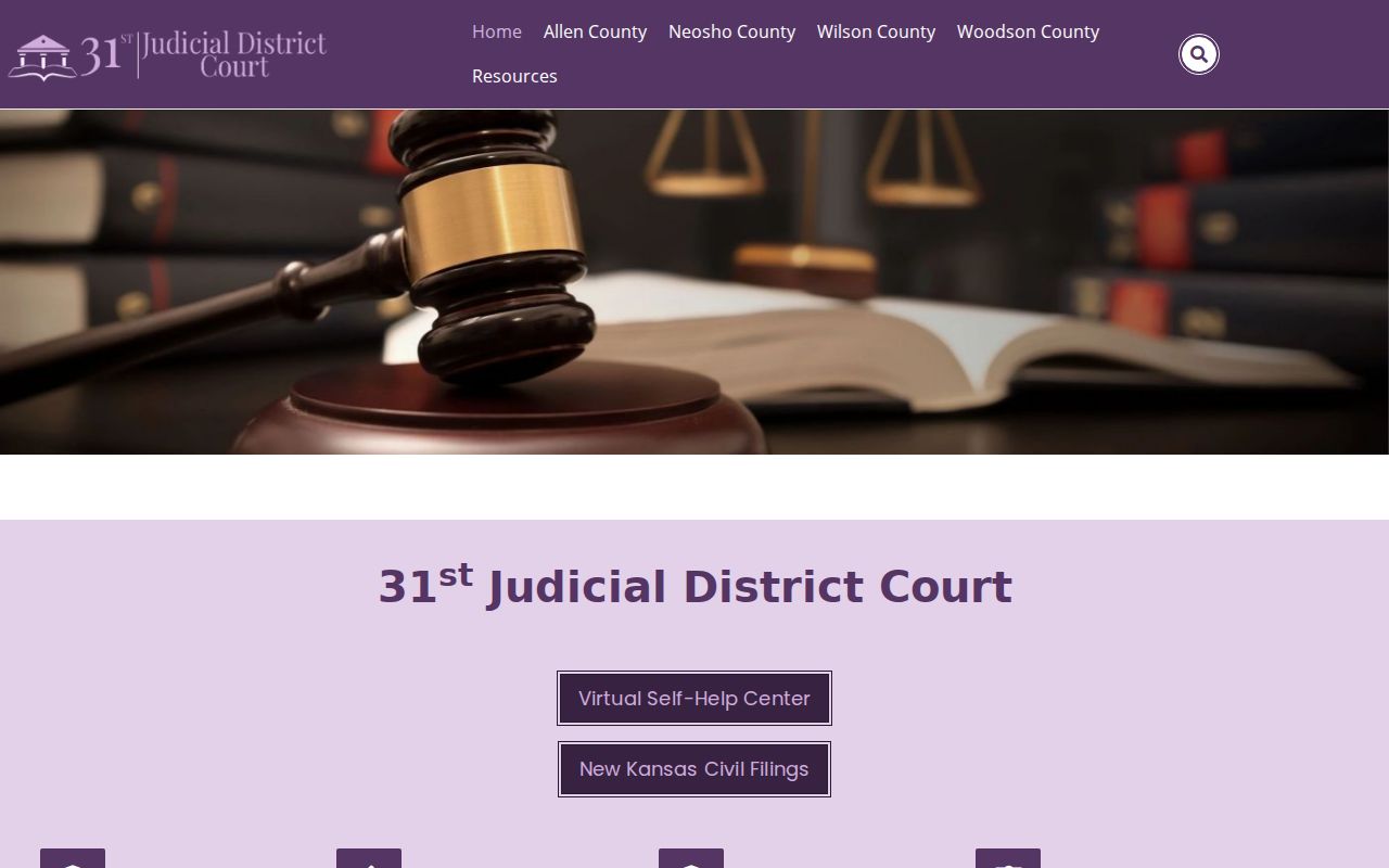 Wilson County court docket on the 31st Judicial District site